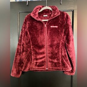 Columbia Maroon Zip Up